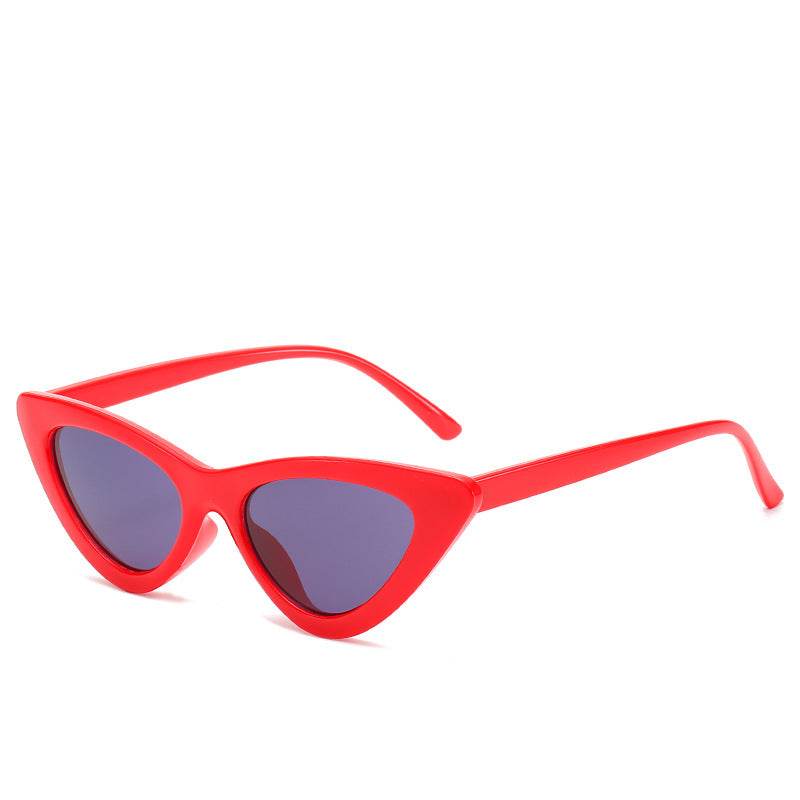 Retro Triangle Cat-eye Sunglasses - Mubimart