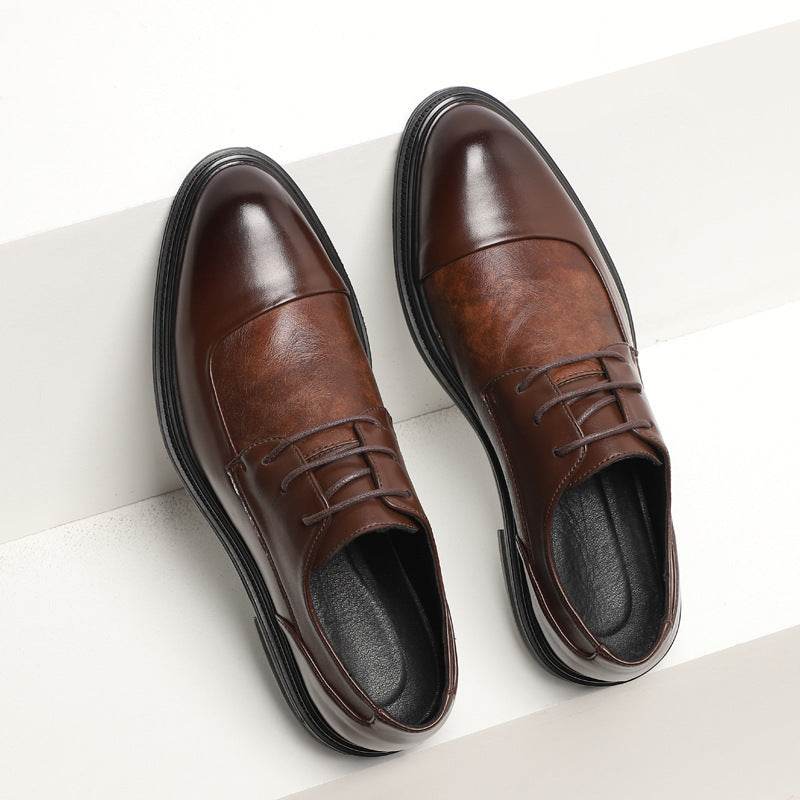 New Men's Shoes Business Dress Shoes Pointed British Shoes - Mubimart