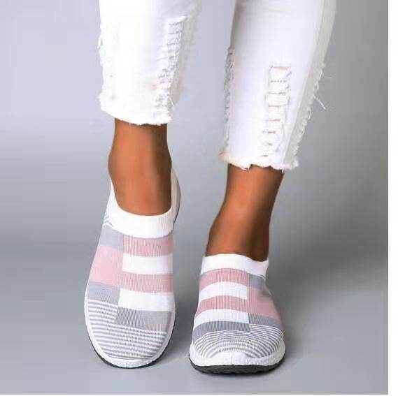 Women Shoes Flat Shoes High Quality Casual Sneakers - Mubimart