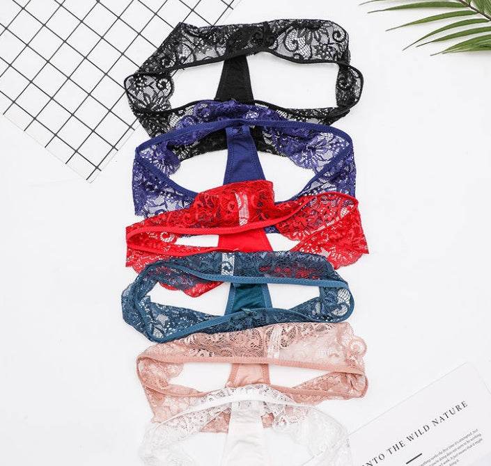 Woman Sexy Lace Thong - Mubimart