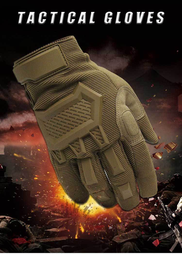 Touch Screen Tactical Gloves Men Army Sports Military Special Forces Full Finger Gloves Antiskid Motocycle Bicycle Gym Gloves - Mubimart