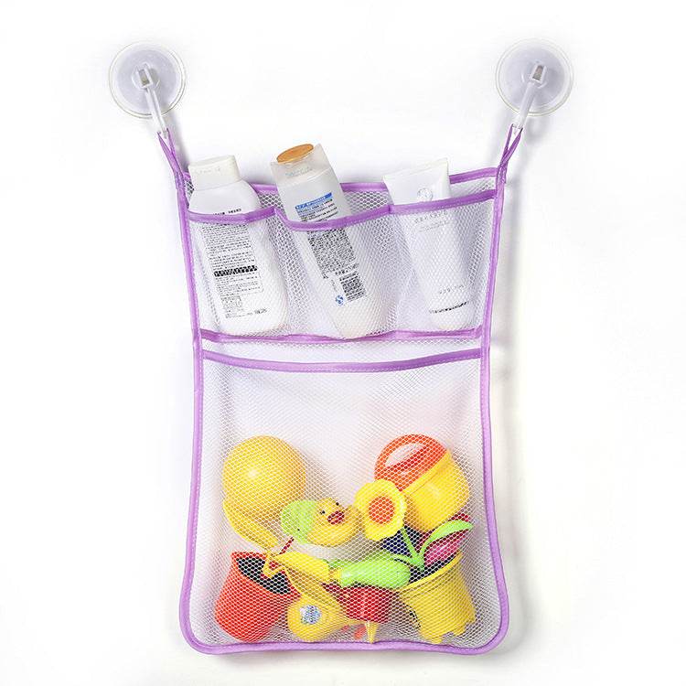 Double-layer children's bath toy storage bag - Mubimart