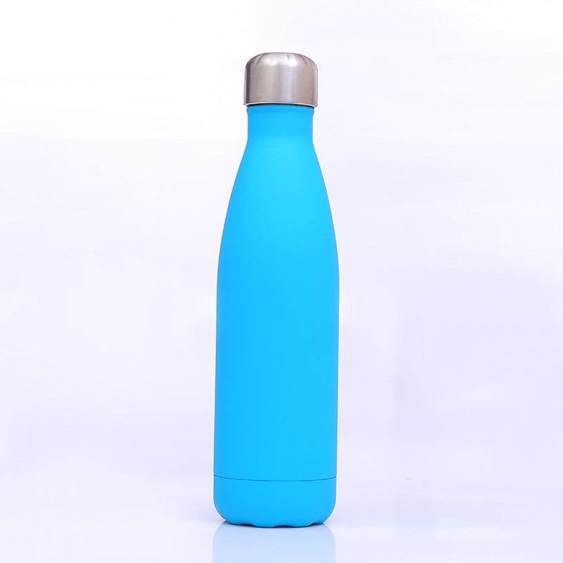Coke Bottle Stainless Steel Vacuum Flask Bowling Cup Sports Bottle - Mubimart