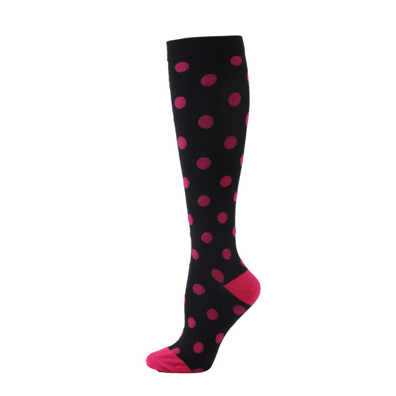 Sports Compression Socks Pattern Stretch Stockings - Mubimart -  