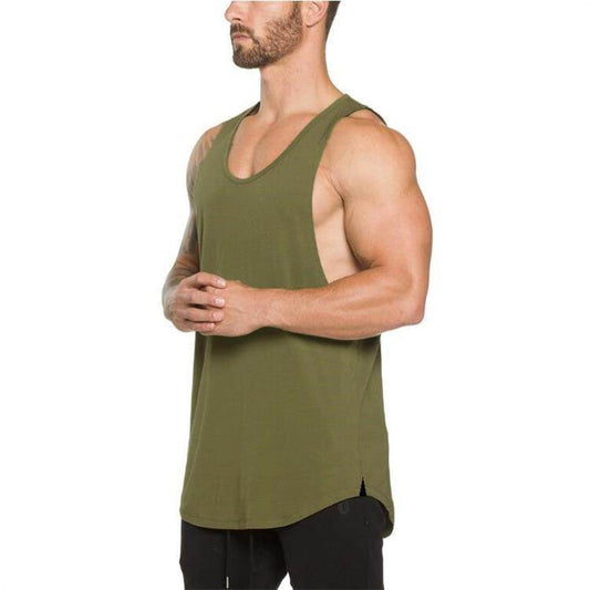 Fashion solid color undershirt - Mubimart