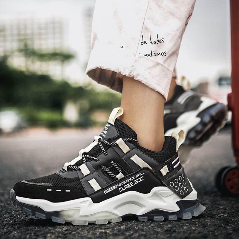 Comfortable daddy shoes student sports shoes running shoes trendy shoes - Mubimart