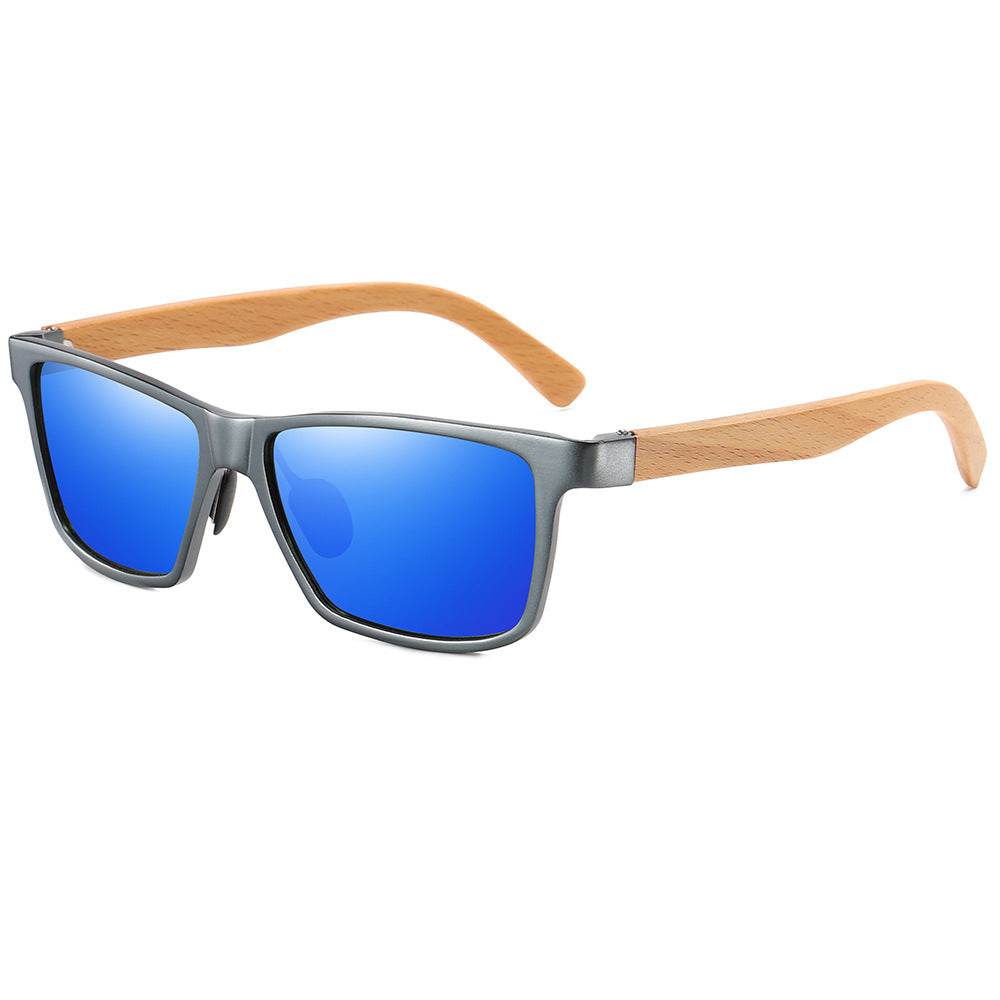 Polarized bamboo sunglasses - Mubimart