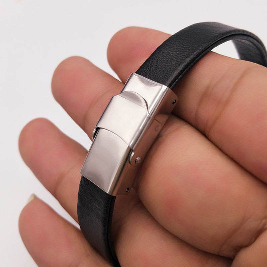 Titanium steel bangle bracelet - Mubimart
