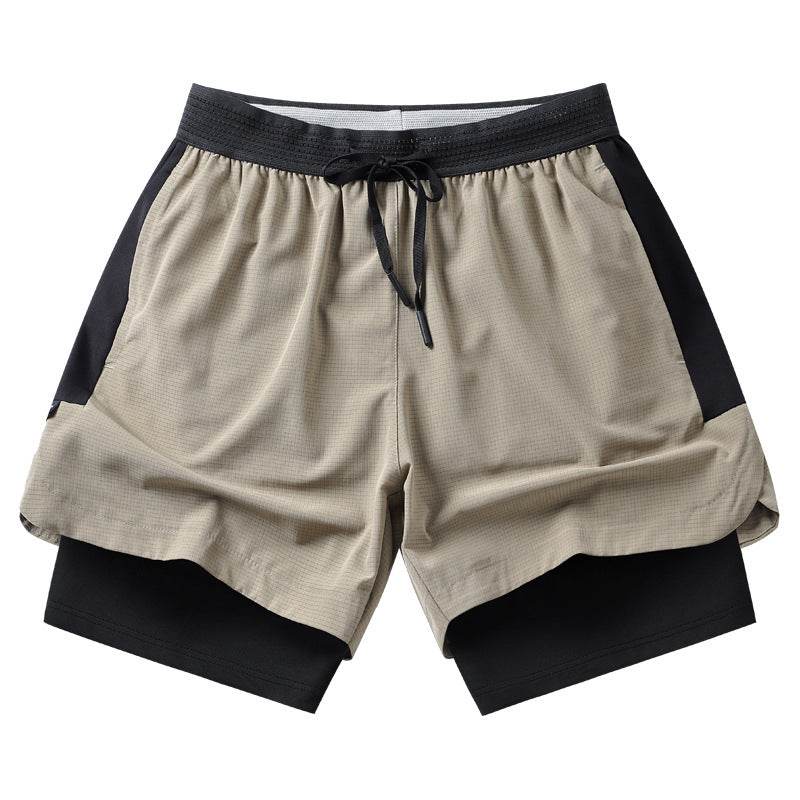 Men's Casual Fitness Quick-drying Shorts Breathable Workout Shorts - Mubimart