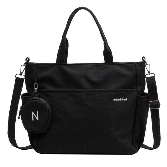 Niche Casual Fashion Nylon Canvas Tote Bag For Women - Mubimart