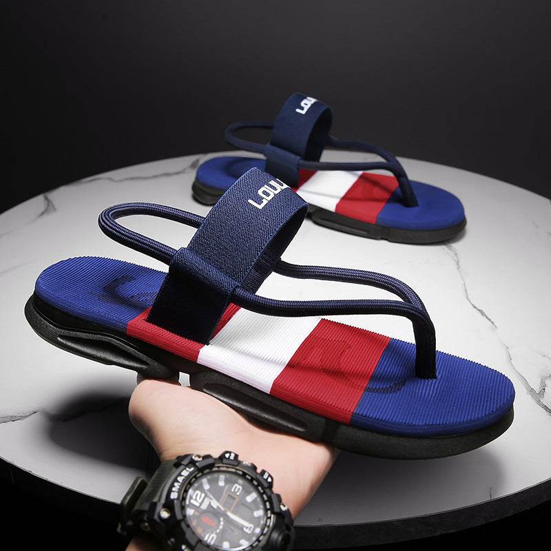 Men Sandals Outdoor Sport Flip Flops Comfort Casual Thong Beach Shoes - Mubimart