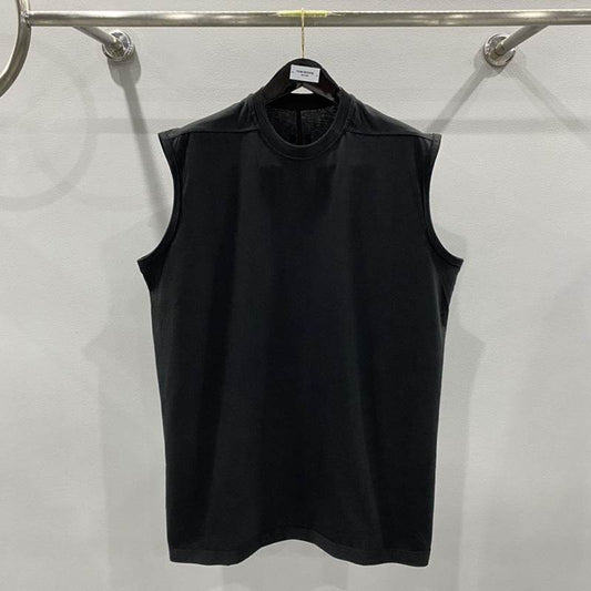 Men's Cotton Sleeveless Loose-fitting Version Of The Black Undershirt - Mubimart