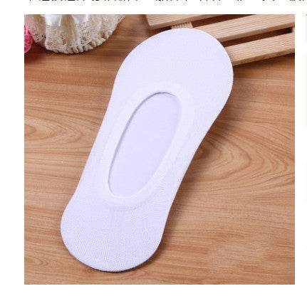 Single shoes and socks, home candy color boat socks, socks, socks, non-slip women's floor socks, invisible socks, boneless socks - Mubimart
