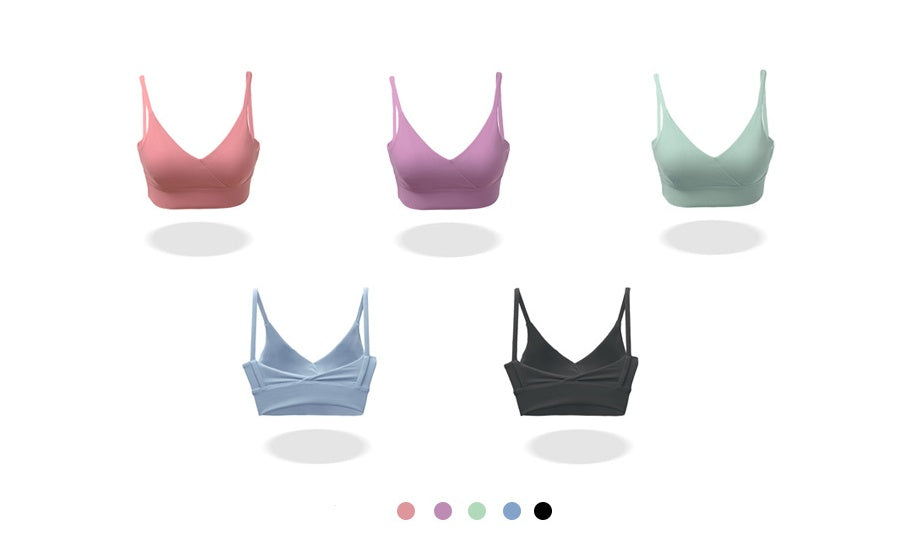 Breathable sports bra women - Mubimart -  