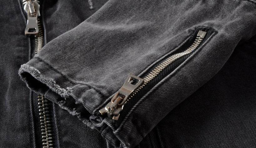 Denim jacket black denim jacket - Mubimart