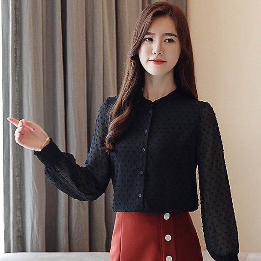Fashion Woman Blouses Spring Long Sleeve Women Shirts - Mubimart