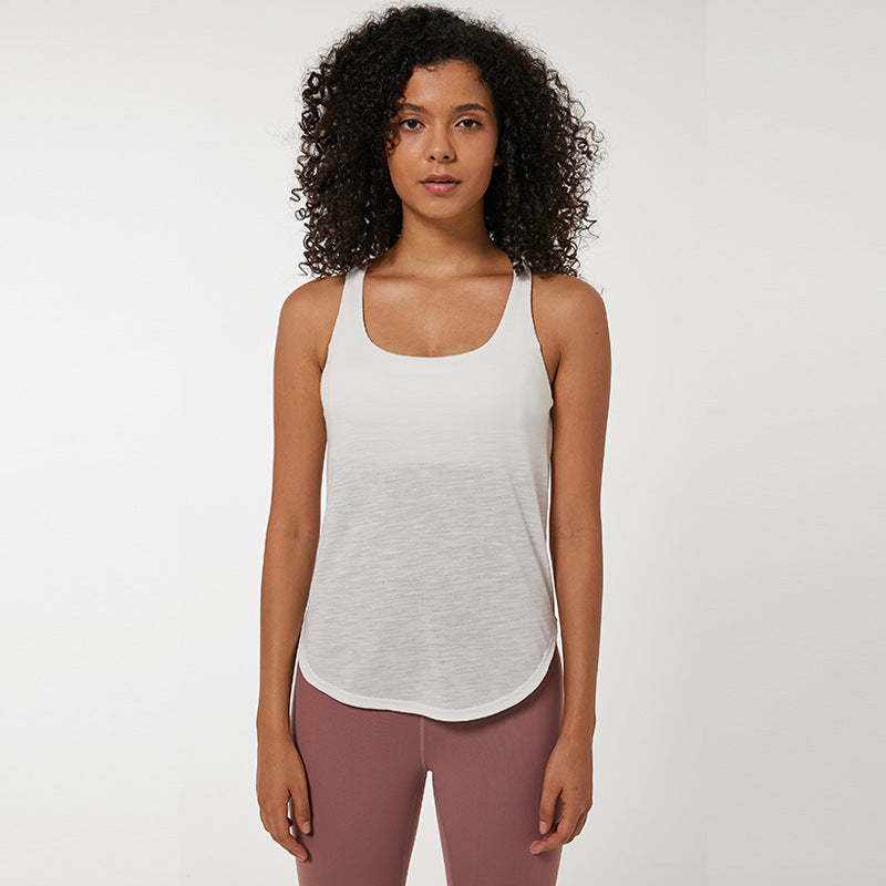 Women Yoga Running Fitness Tank Tops - Mubimart -  