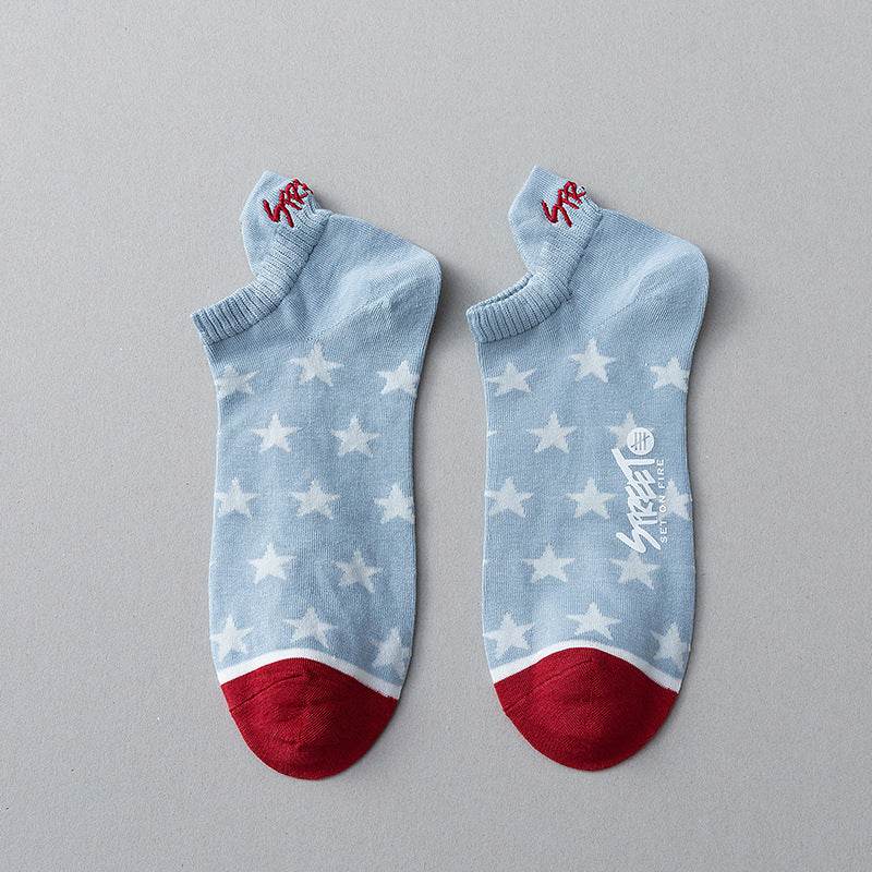 Socks Men's Summer Cotton Deodorant Sweat-absorbent Socks Shallow Mouth Low Cut - Mubimart