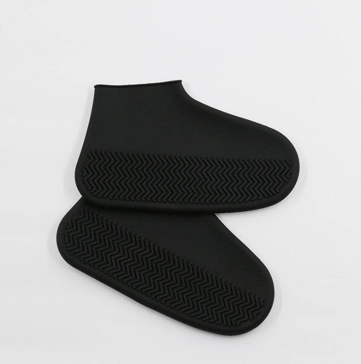 Men and women hiking slip wearable easy to carry silicone rain boots - Mubimart