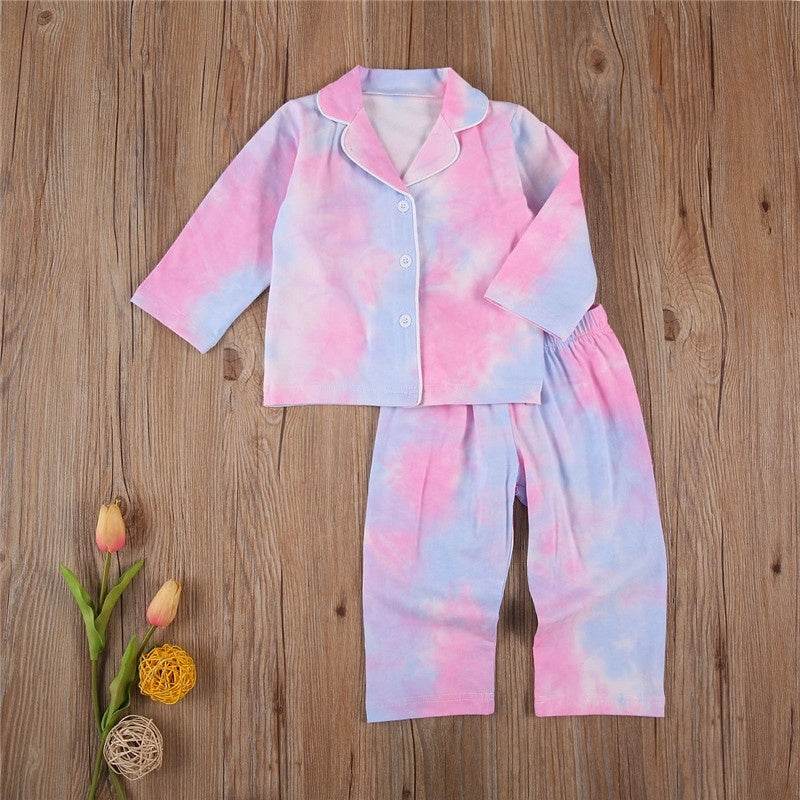 Kids Boys Girls Winter Homewear Nightwear Set - Mubimart