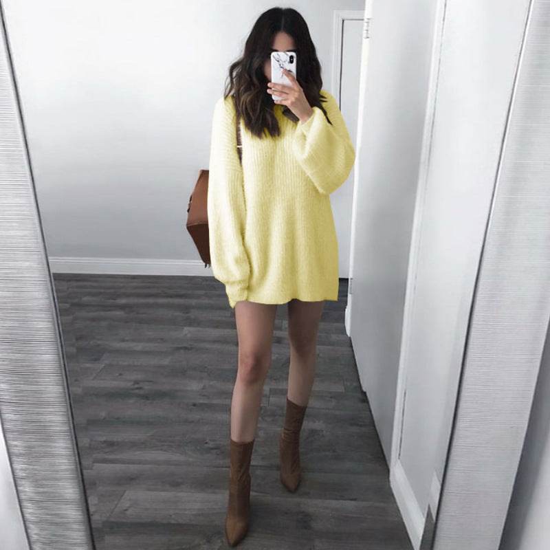 Plus-size casual sweater - Mubimart