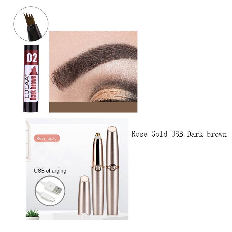 Electric Eyebrow Repairer Not Blooming Liquid Eyeliner - Mubimart