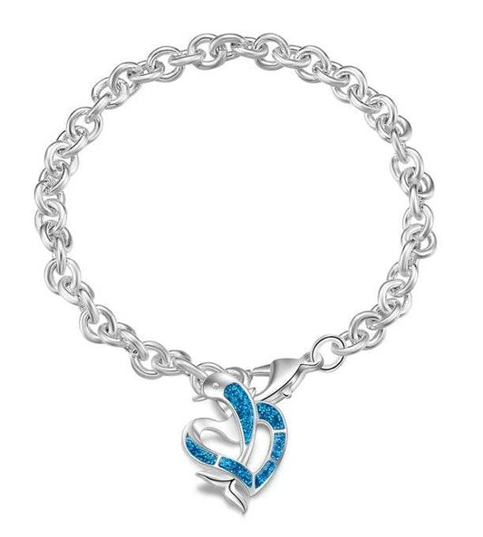 Personality charm dolphin bracelet - Mubimart