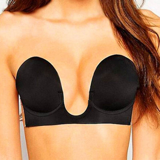 Self Adhesive Strapless Bandage Stick Gel Silicone Push Up Bra - Mubimart