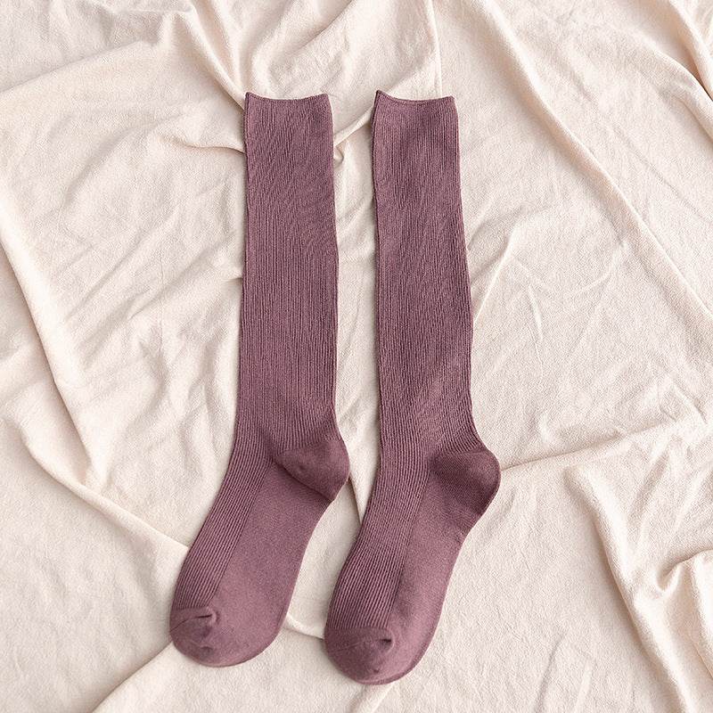 South Korea Japanese jk middle tube knee-length street half-high tube ins trendy socks - Mubimart