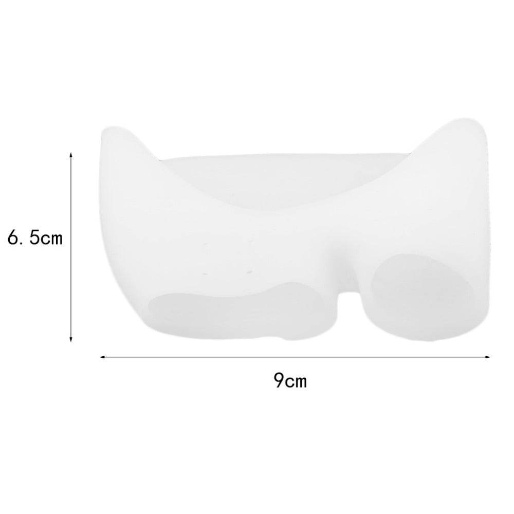 Silicone Gel Toe Separator Feet Care Tools Splint Straightener Corrector Hallux Valgus Massager - Mubimart