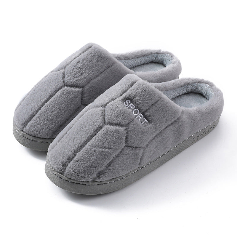 Unisex Slippers Cozy Plush House Slippers Warm Winter Slippers Indoor - Mubimart -  