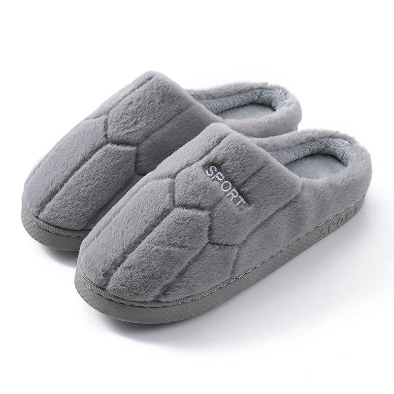 Unisex Slippers Cozy Plush House Slippers Warm Winter Slippers Indoor - Mubimart