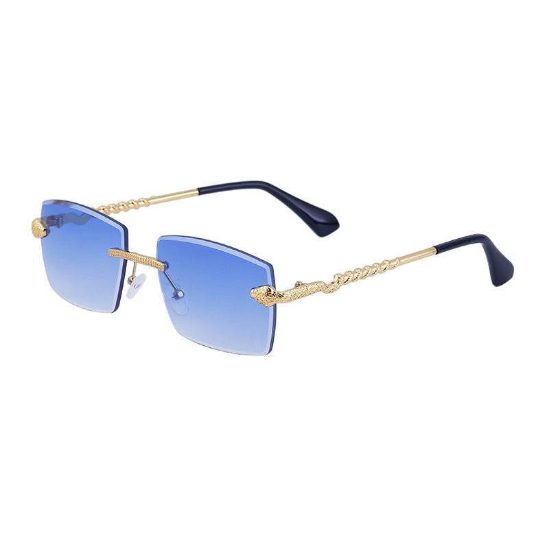 Fashion Rimless Sunglasses For Men - Mubimart