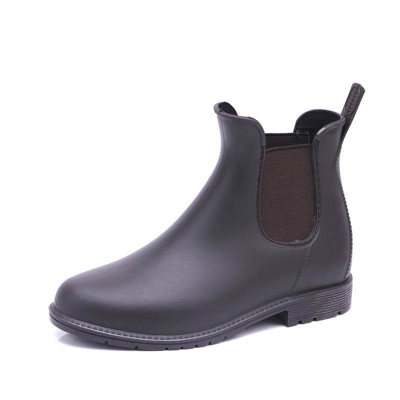 Tight rain boots Martin boots rain boots - Mubimart