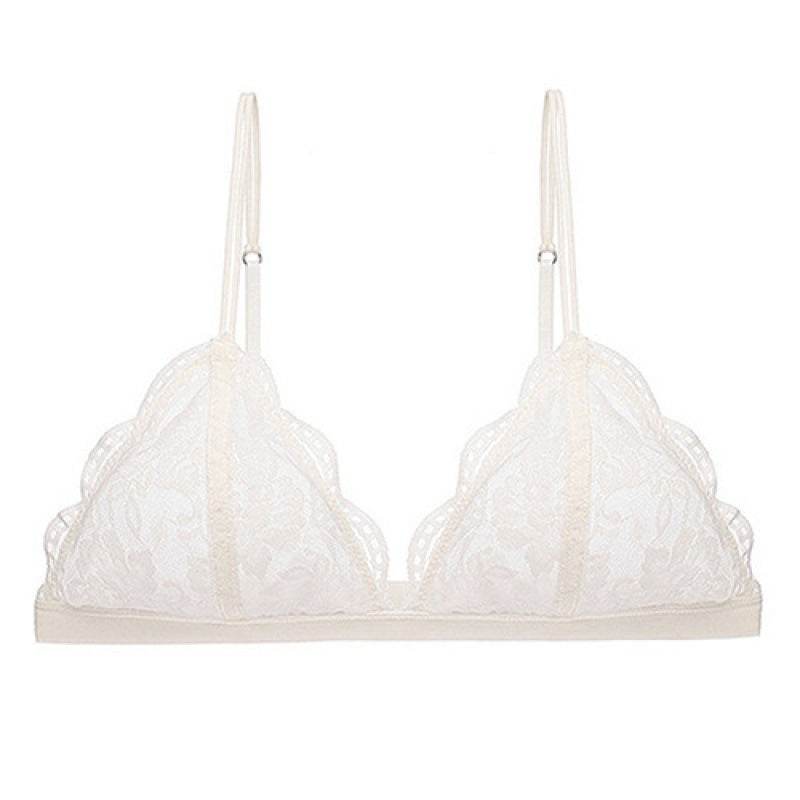 Lightweight Lace Wireless Bra Underwear - Mubimart