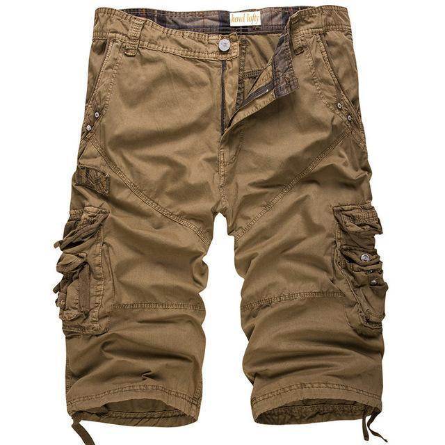Men Army Cargo Shorts - Mubimart