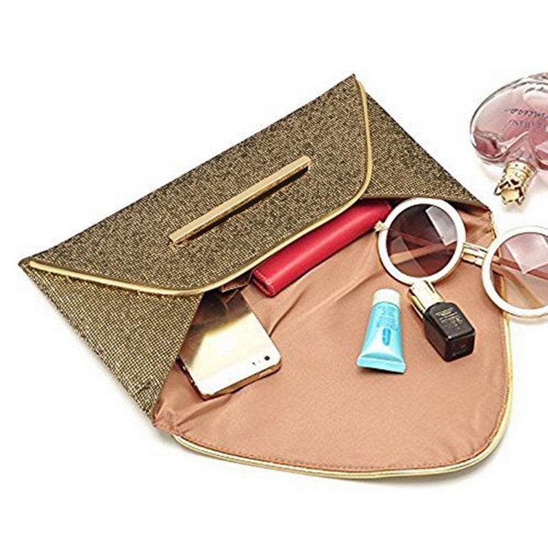 Sequin glitter clutch - Mubimart