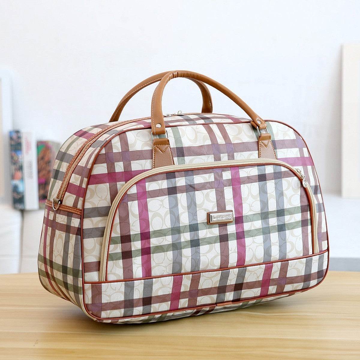 Hand travel bag duffel bag PU gift bag - Mubimart