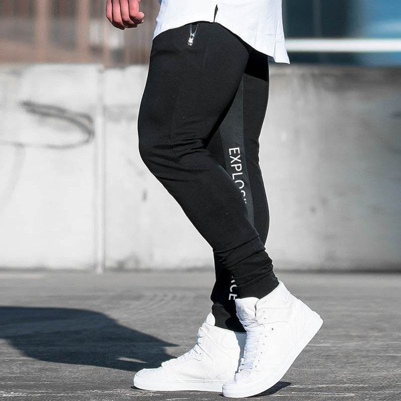 Muscle brothers solid color sweatpants - Mubimart