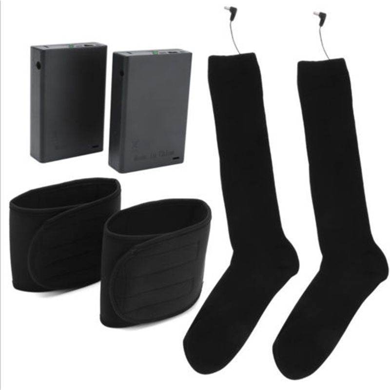 Electric heating socks heating socks electric heating socks heating foot warmer charging foot warming socks - Mubimart