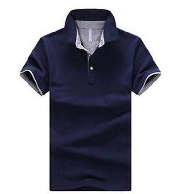 Mens Stand Collar Polo Shirt - Mubimart
