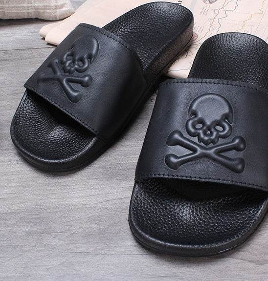 Leather slipper - Mubimart