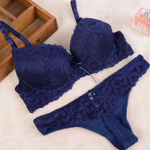 Lace Thong Set - Mubimart -  