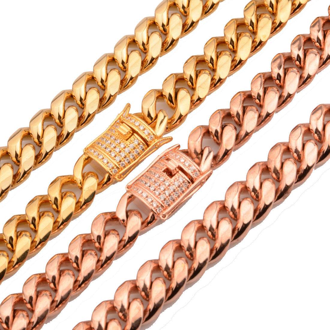 Gold Chain Men Necklace - Mubimart