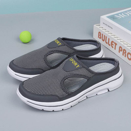 Mesh Shoes Summer Sports Slippers Women Men Casual Slip On Loafers Lovers - Mubimart