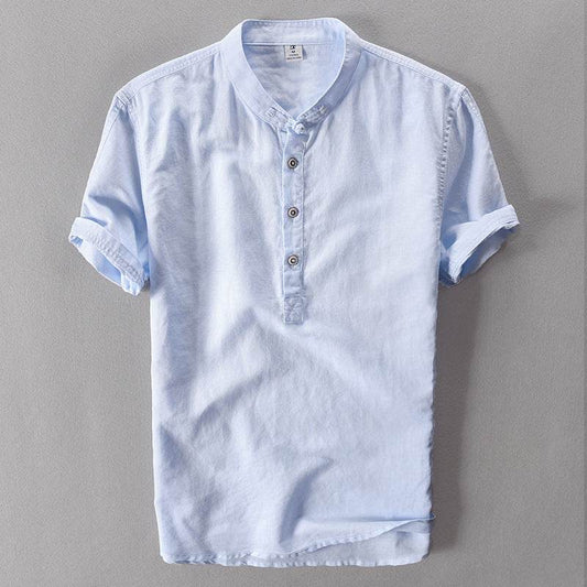 Cotton linen shirt - Mubimart