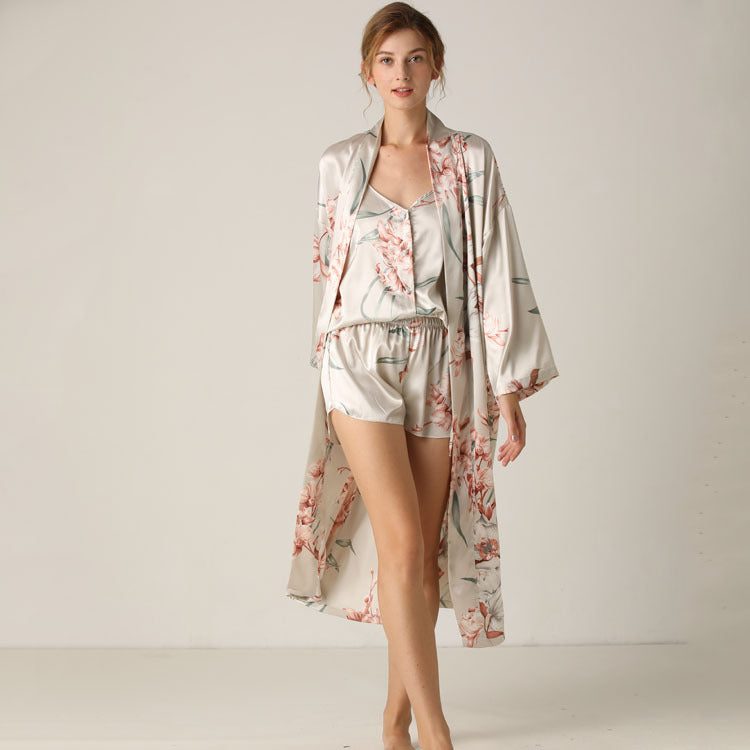 Soft Colours Floral Pajama Set - Mubimart - Pajama Set 