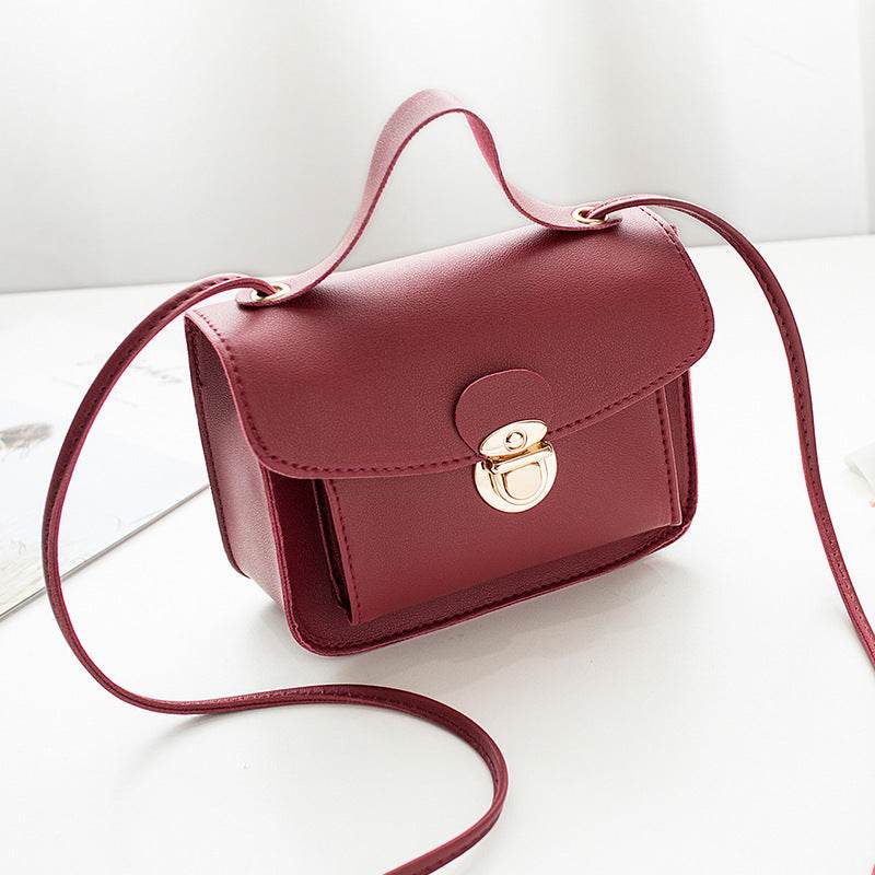 Women Fashion Shoulder Bag PU Envelope Bags Women Solid Crossbody Messenger Handbag - Mubimart
