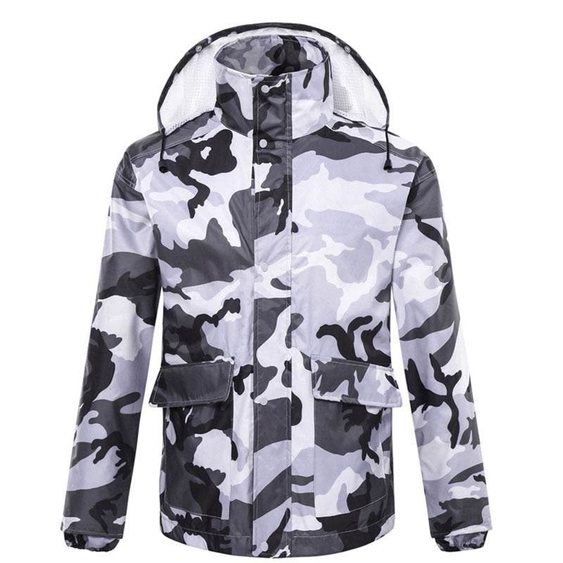 Camouflage raincoat set - Mubimart