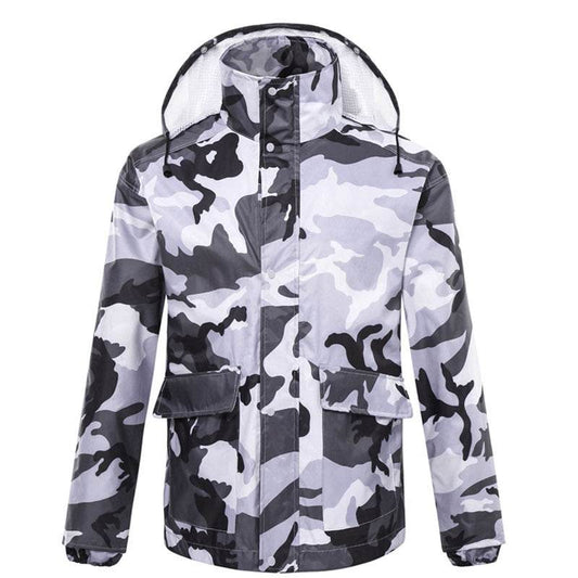 Camouflage raincoat set - Mubimart